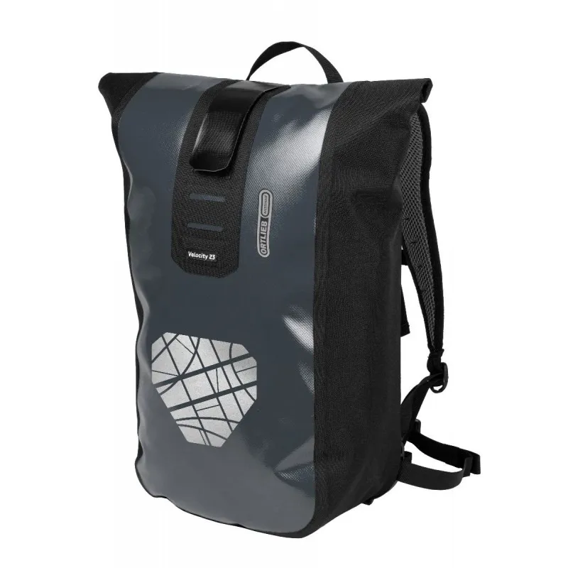 Ortlieb Velocity High Viz 23L Backpack in Black